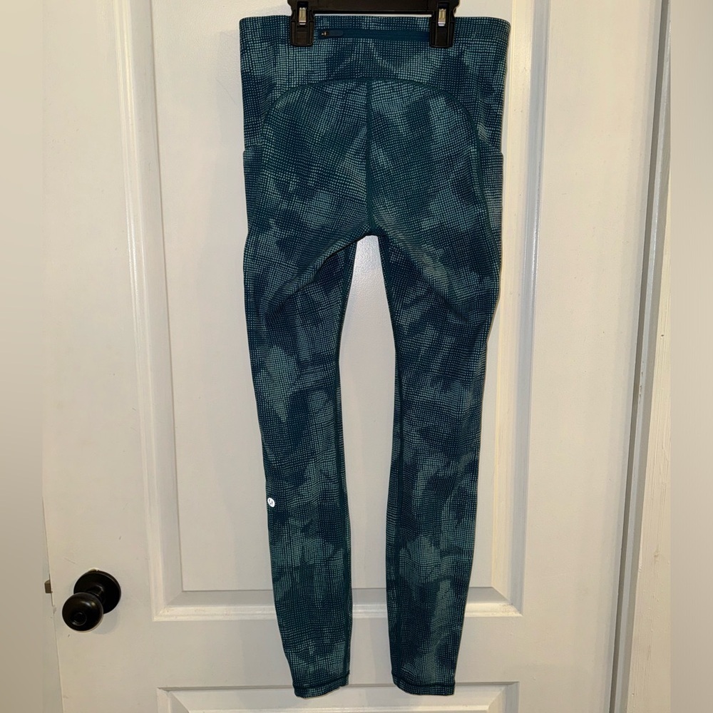 Lululemon Speed Up Tight 28" Illusion Tidal Teal Bermuda Teal - Picture 3 of 13